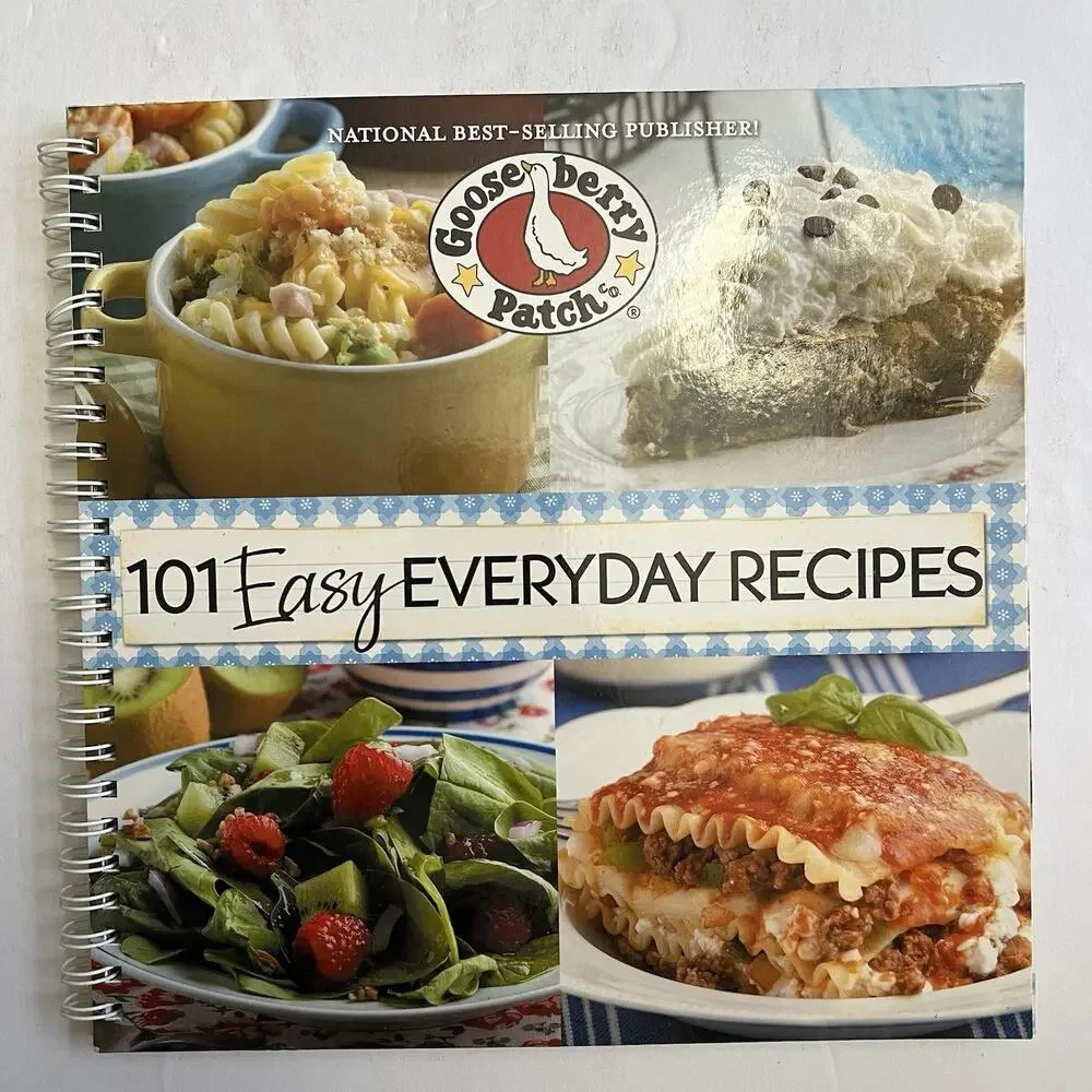 101 Easy Everyday Recipes And 101 Cozy Casseroles by Gooseberry Patch Set Of 2